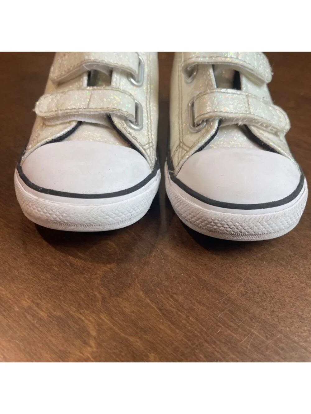 Converse Chuck Taylor All Star Low Easy On Sneaker Toddler Size 10 Winter Glitte